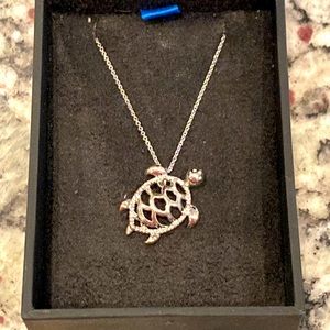 Sterling silver Sea Turtle necklace